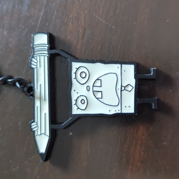 SpongeBob Doodlebob Metal Keychain - Picture 1 of 3